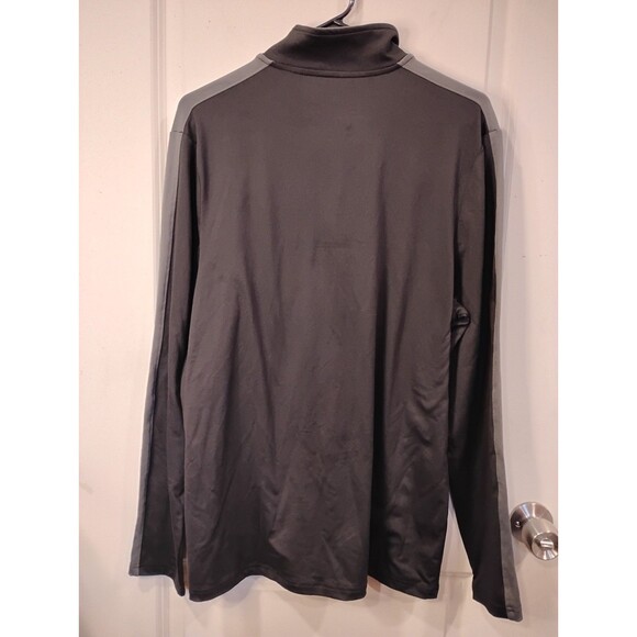 Men's Antigua Utah Jazz Quarter Zip Sweater Black Gray Medium - Picture 3 of 6